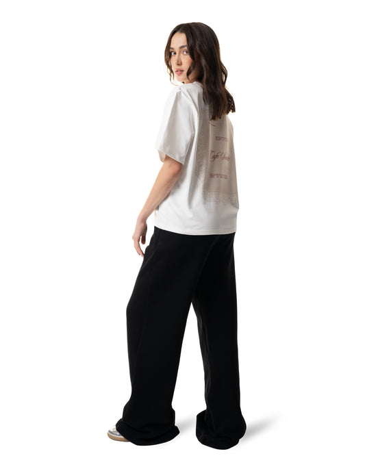 Cropped T-shirt Reservation (White)