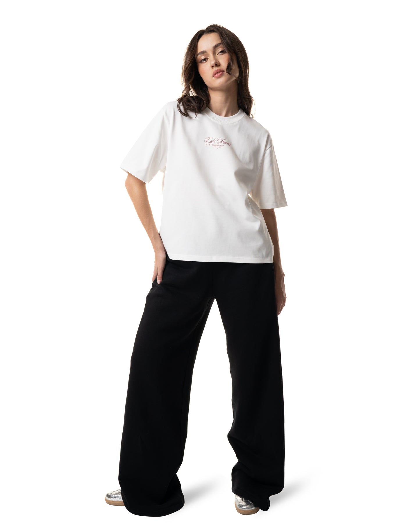 Cropped T-shirt Reservation (White)