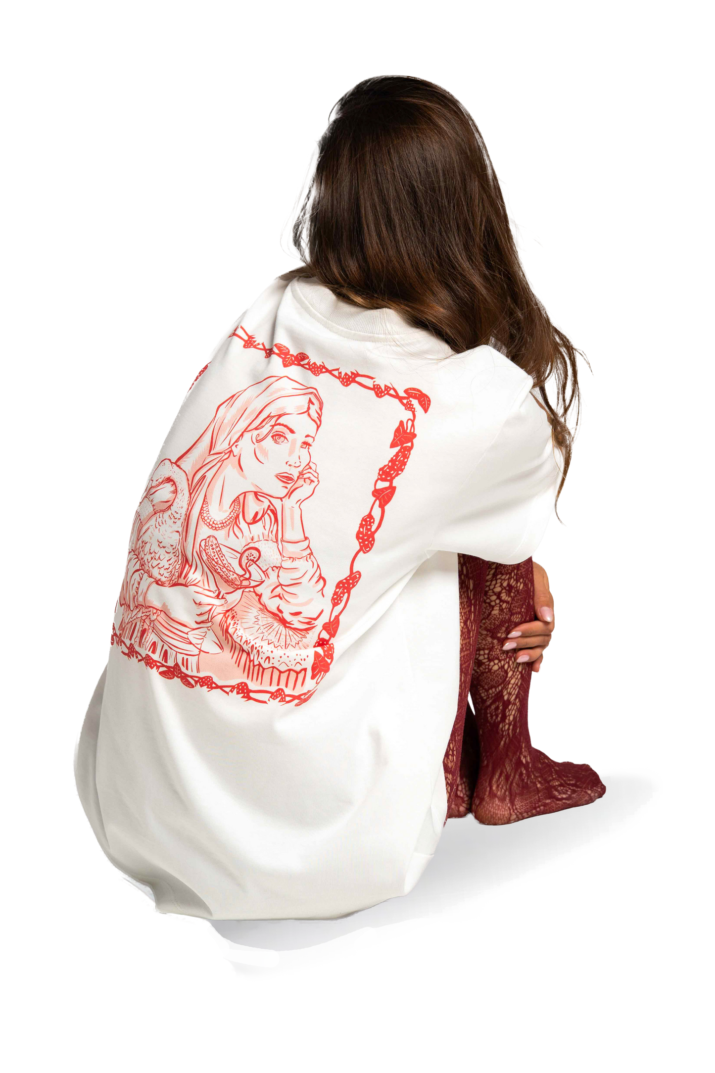 Cropped T-shirt Slavic Girl