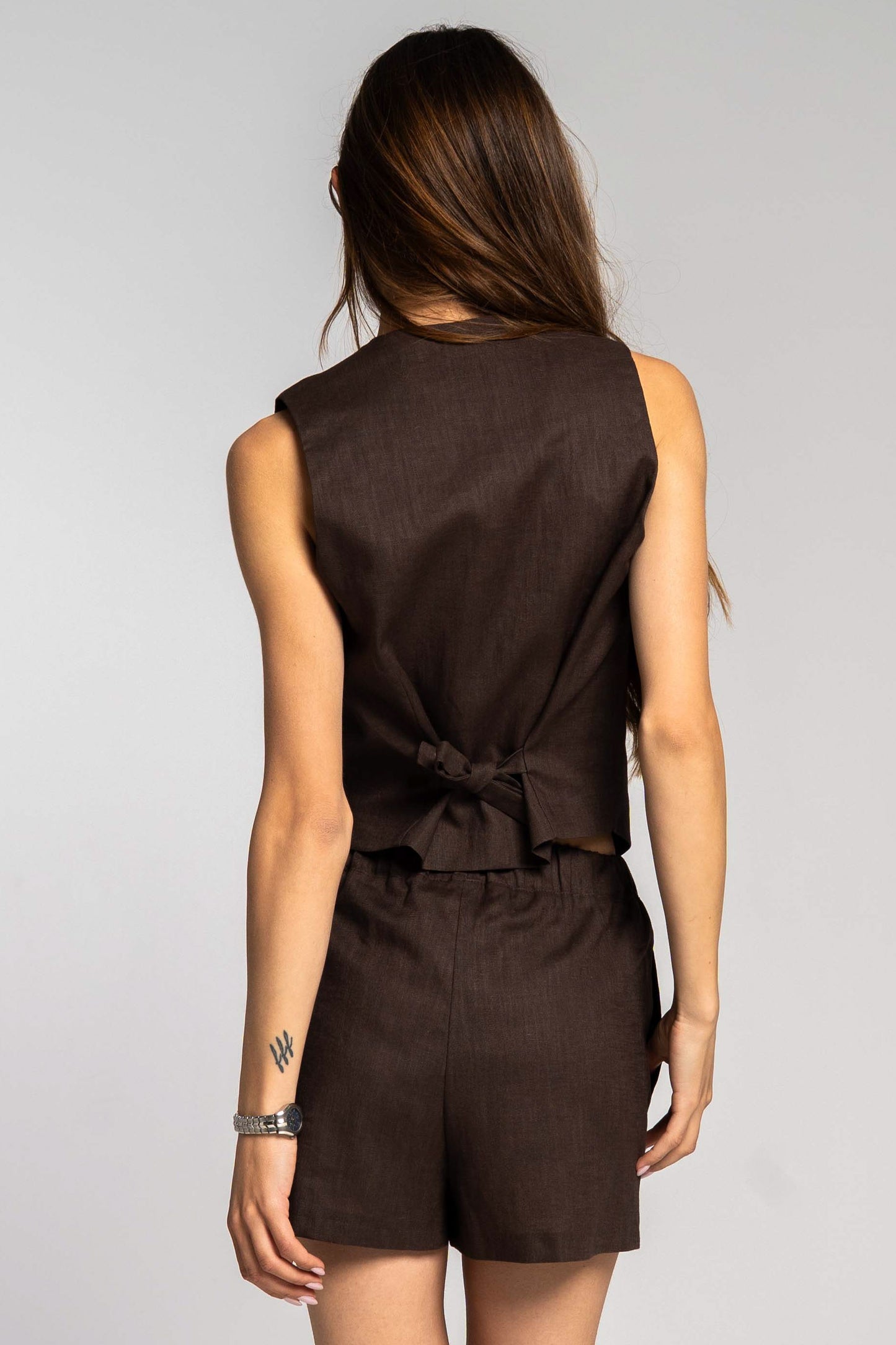Kamizelka Daisy (Chocolate Brown)