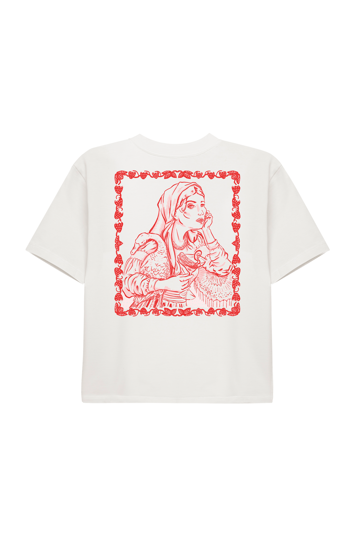 Cropped T-shirt Slavic Girl