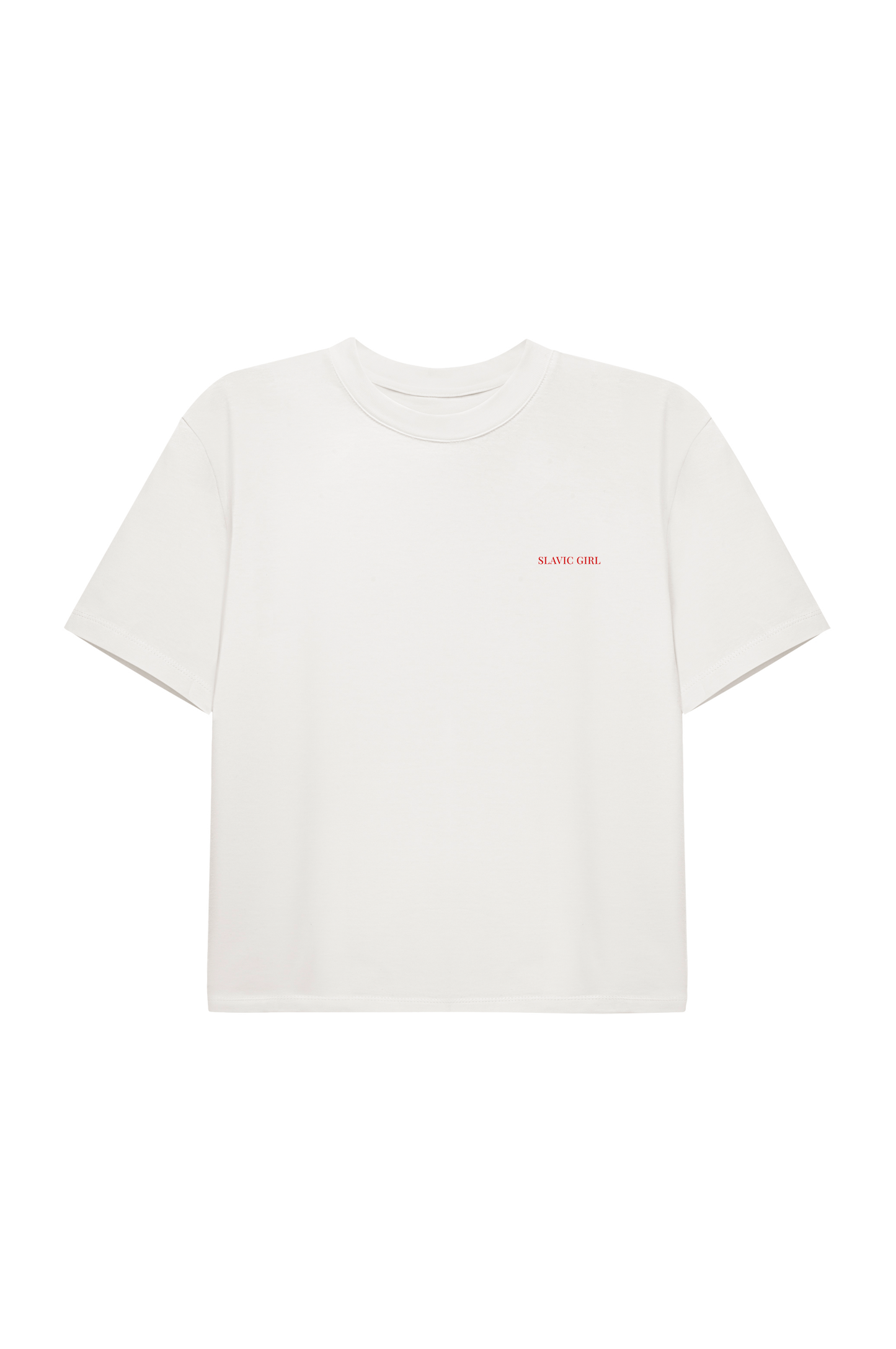 Cropped T-shirt Slavic Girl