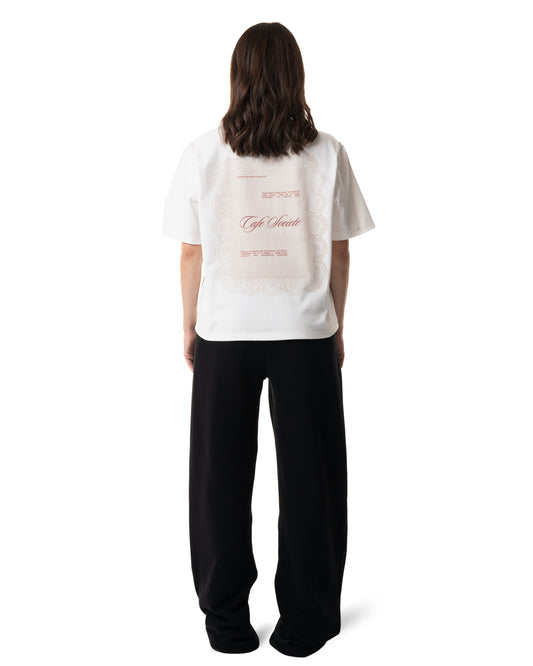 Cropped T-shirt Reservation (White)