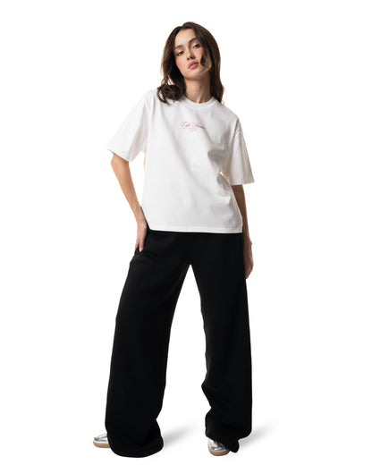 Cropped T-shirt Reservation (White)