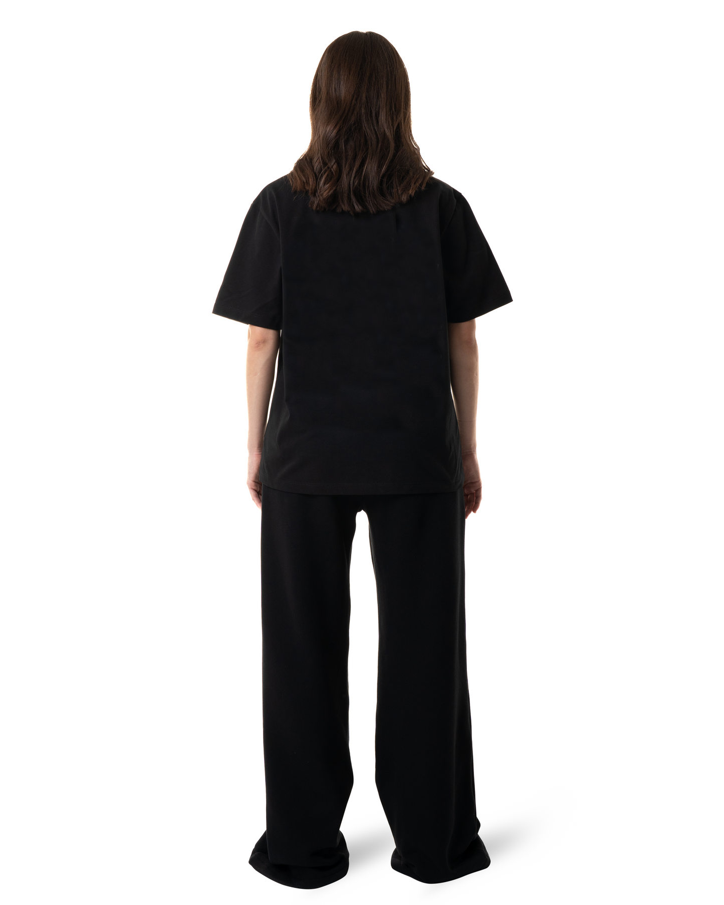 Cropped T-shirt Cherry's (Black)