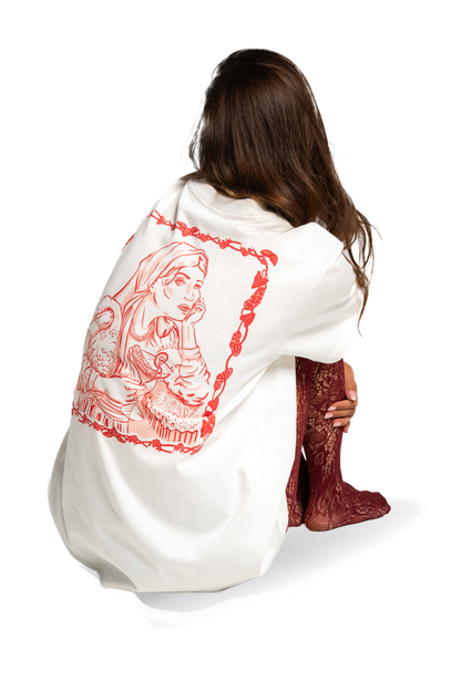 Cropped T-shirt Slavic Girl