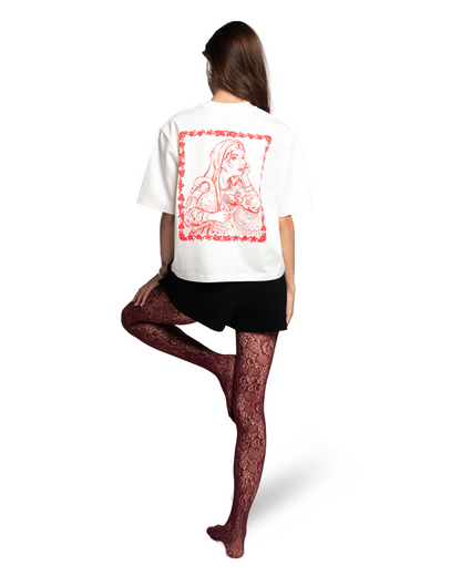 Cropped T-shirt Slavic Girl