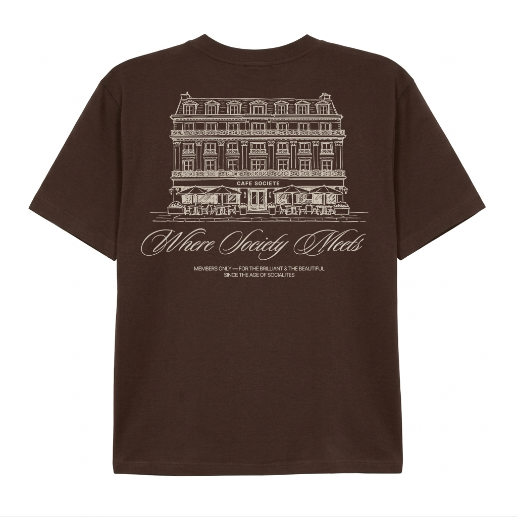 T-shirt Paris (Chocolate Brown)