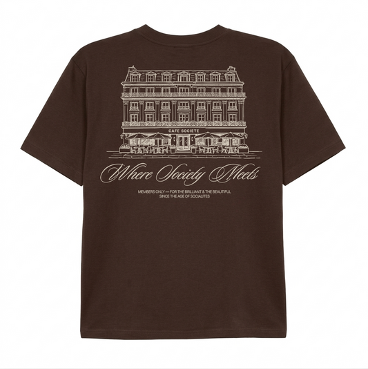 T-shirt Paris (Chocolate Brown)