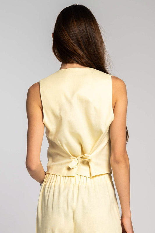 Kamizelka Daisy (Butter Yellow)
