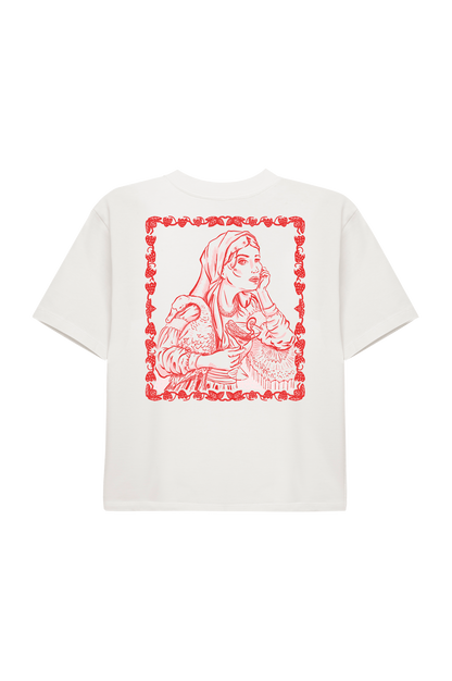 Cropped T-shirt Slavic Girl