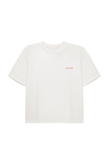 Cropped T-shirt Slavic Girl