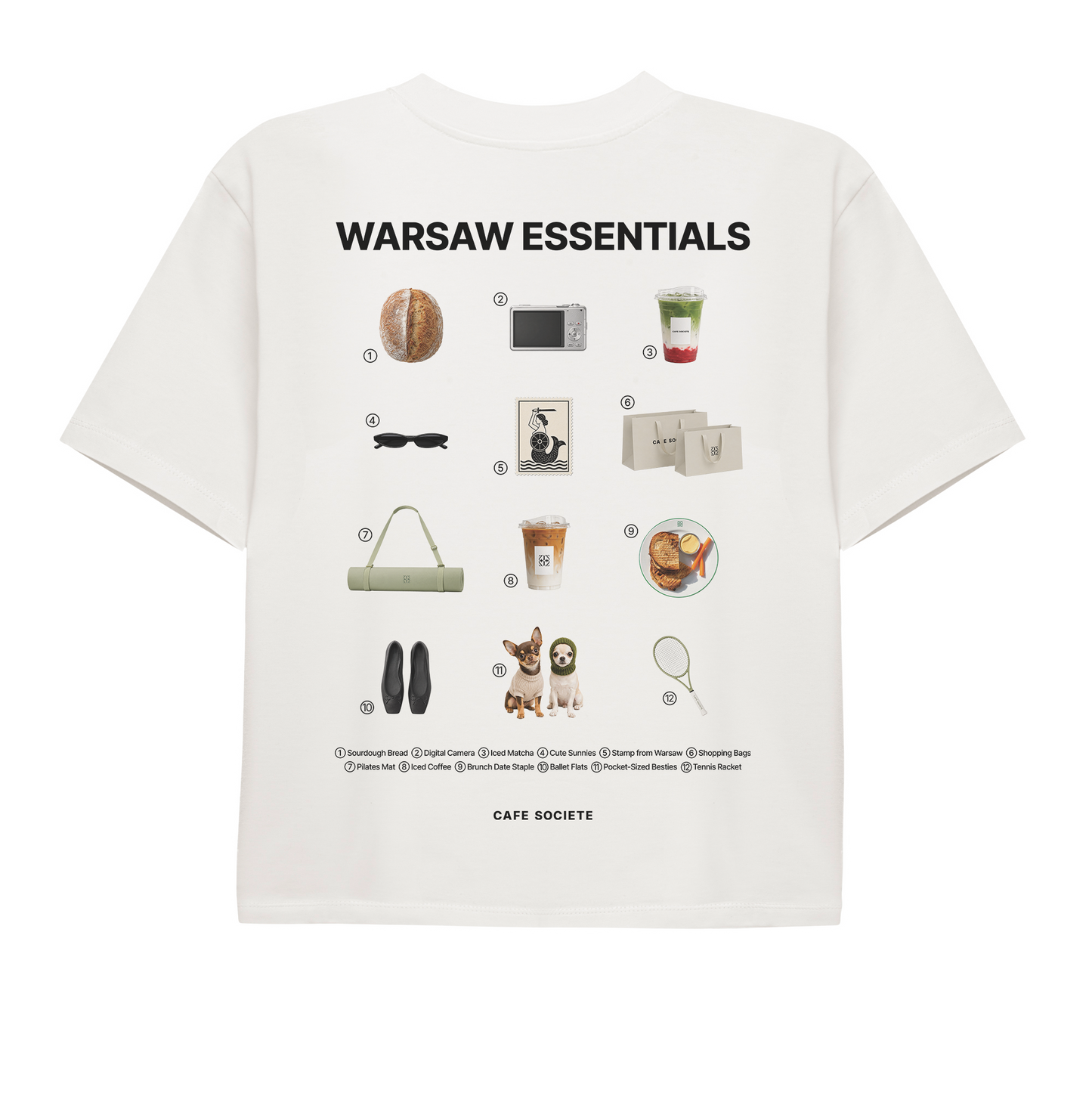 T-shirt Cropped Warsaw Essentials